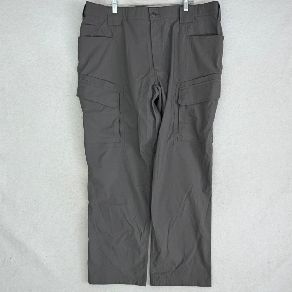 Duluth Trading Co Cargo Pants Mens 42x30 Gray New DuluthFlex DOTF Standard Fit